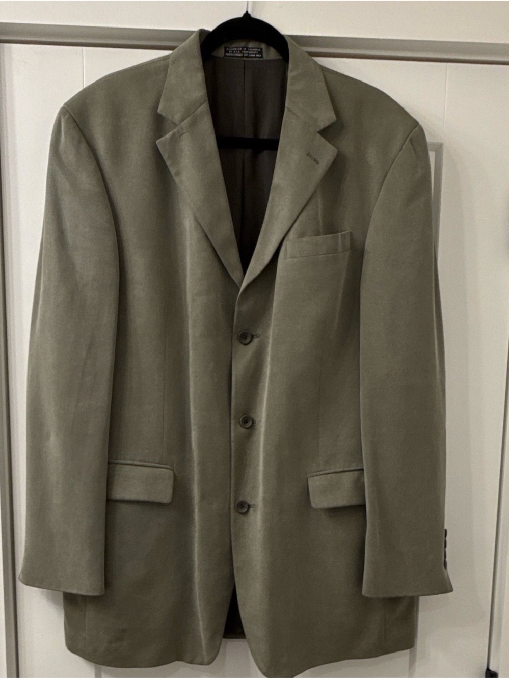 Oscar de la Renta Men’s 3 Button Blazer Sport Coat 42L 100% Tencel Lyocell